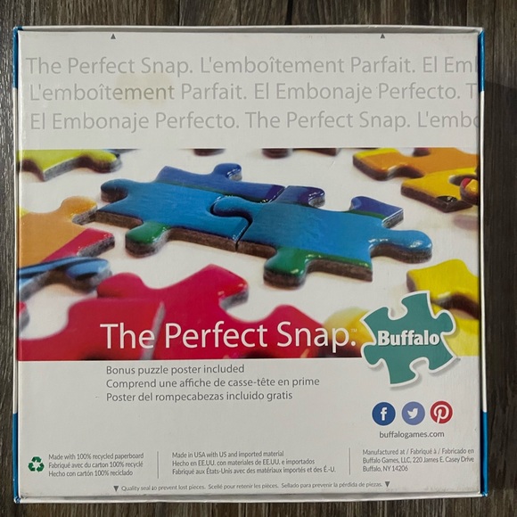 Titania Josephine Wall Buffalo Glitter 1000 Piece Jigsaw Puzzle 🧩 - Picture 3 of 3